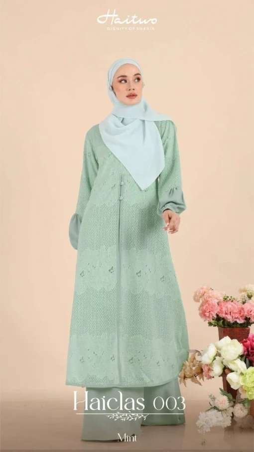 HAITWO Gamis Dewasa HAICLAS 003 - Mint