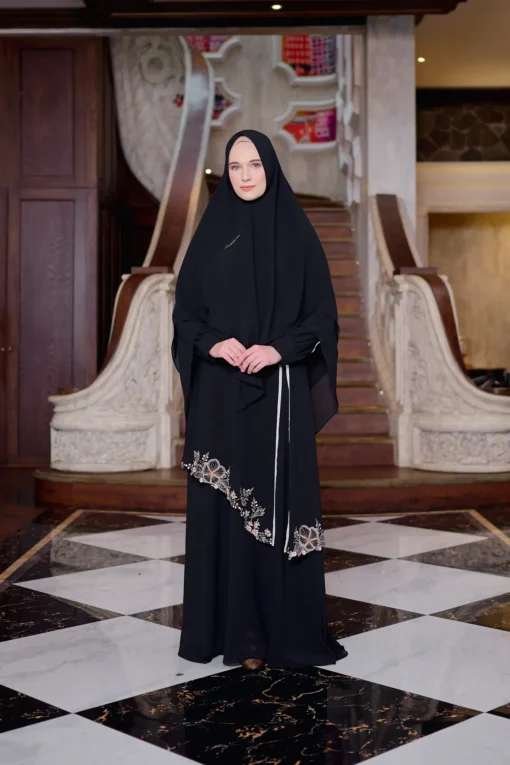 HAITWO Gamis Dewasa RUBY 003 - Black